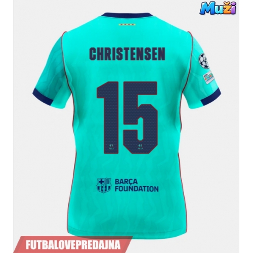 Lacne Muži Futbalové dres Barcelona Andreas Christensen #15 2026-27 Krátky Rukáv - Tretina